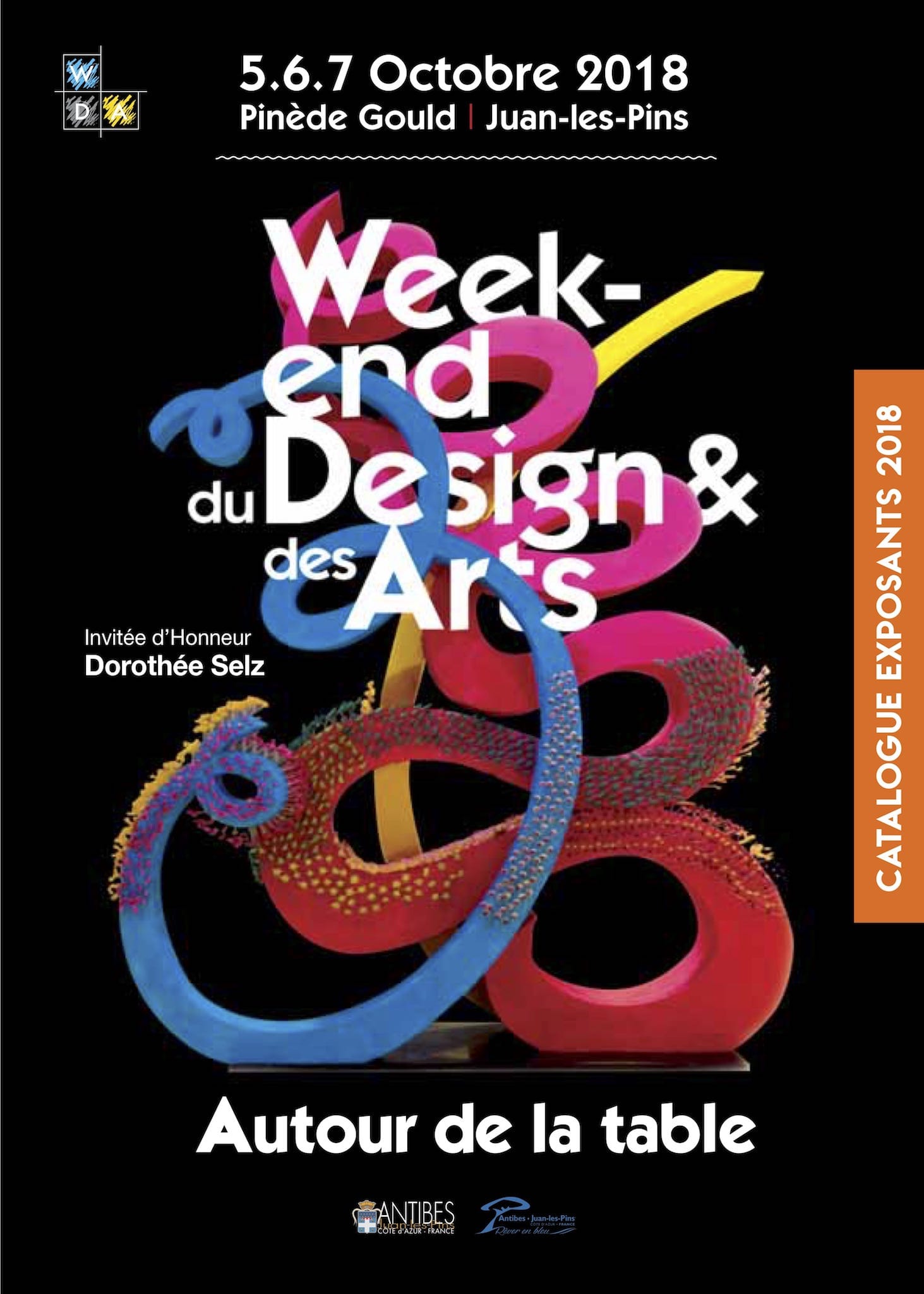 Salon Week-end du Design & des Arts - Autour de la table - Octobre 2018 - à Juan les Pins - Pinède Gould - Actualités Antibes - Juan les Pins - Tanit Immobilier