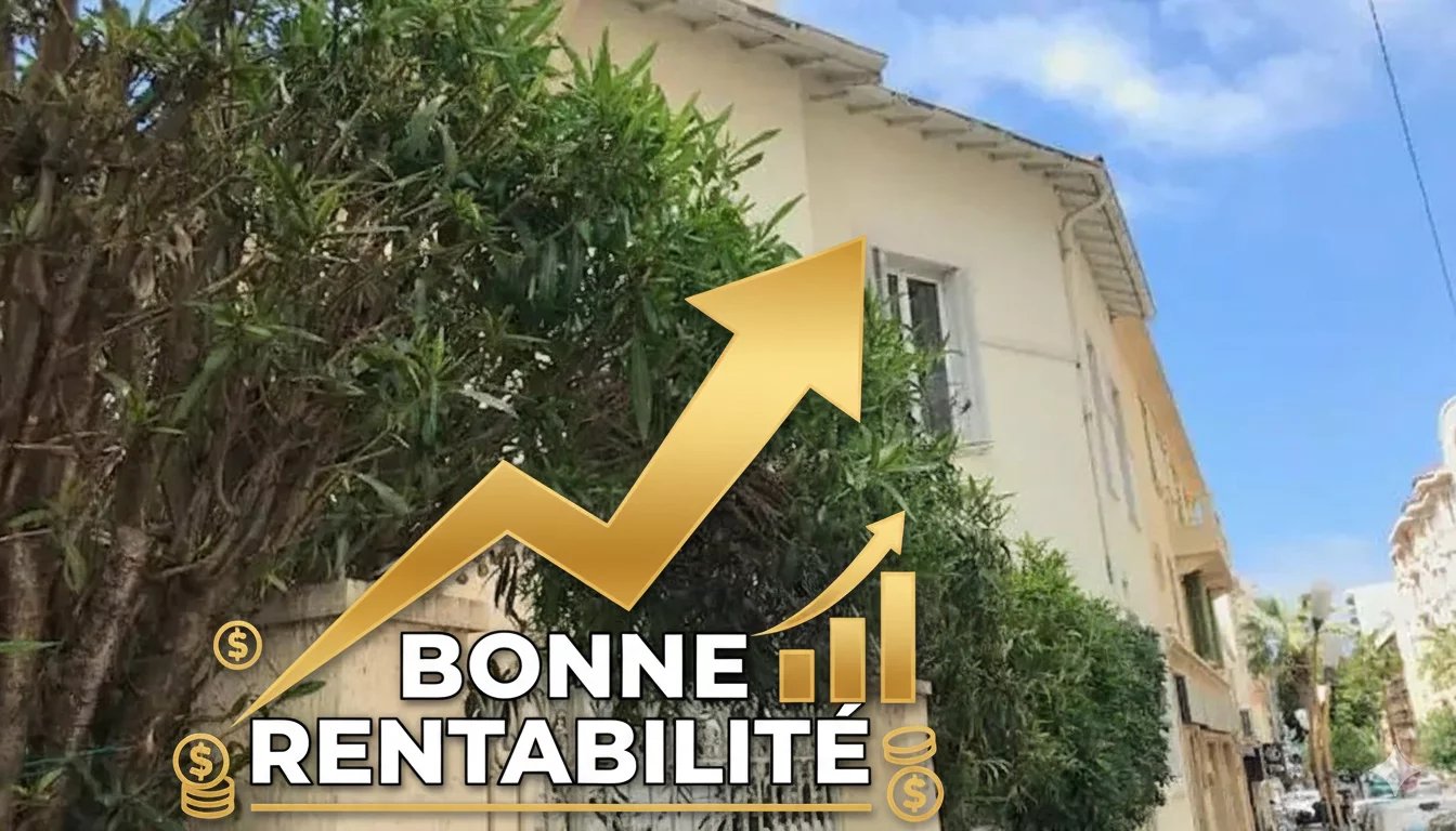 **IMMEUBLE BOURGEOIS – JUAN-LES-PINS – À 150 M DES PLAGES - Vendu - Tanit Immobilier
