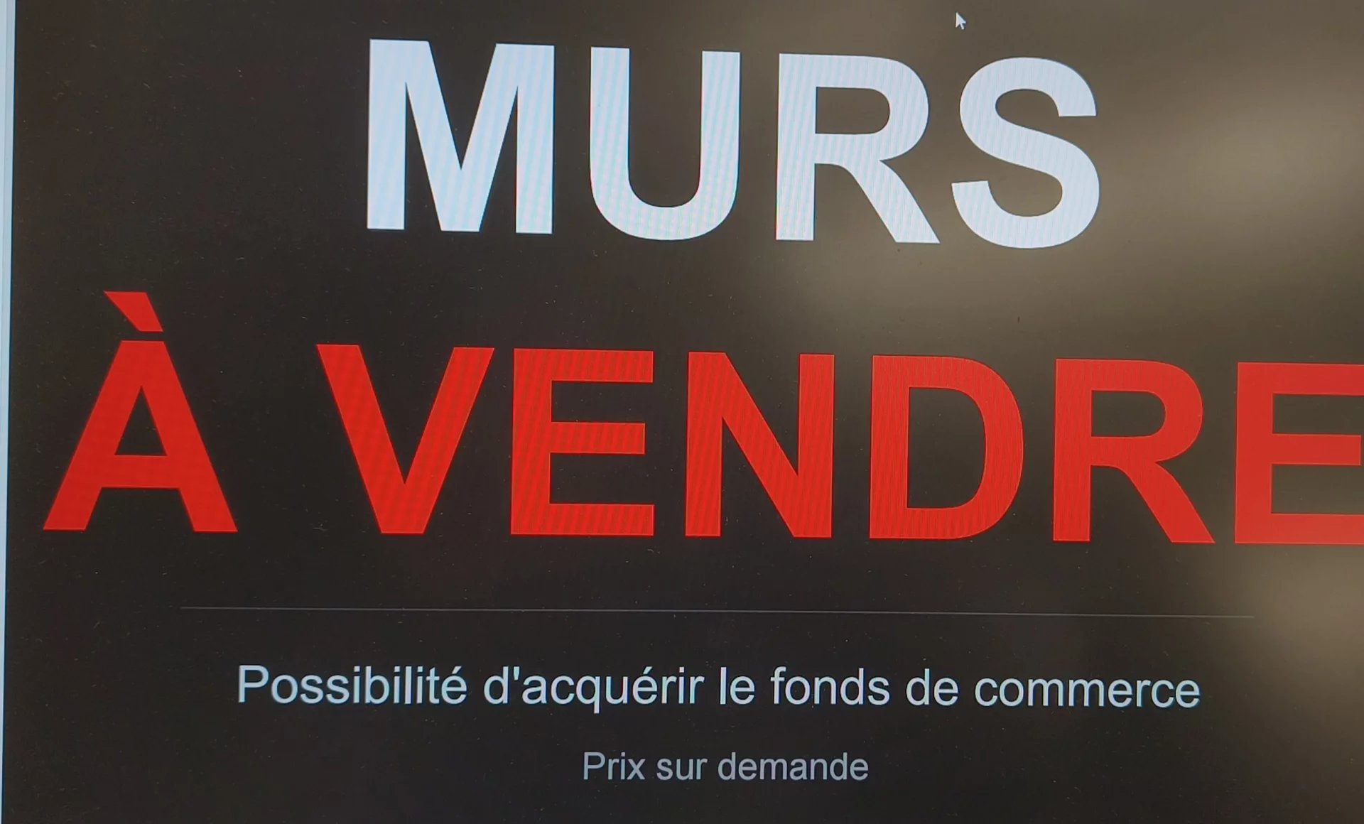 VENTE DE MURS COMMERCIAUX — JUAN-LES-PINS CENTRE - Tanit Immobilier