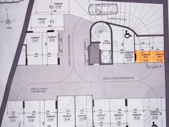 Juan-les-Pins Centre – Double Parking à Vendre – 40 000 € FAI - Vente - Tanit Immobilier