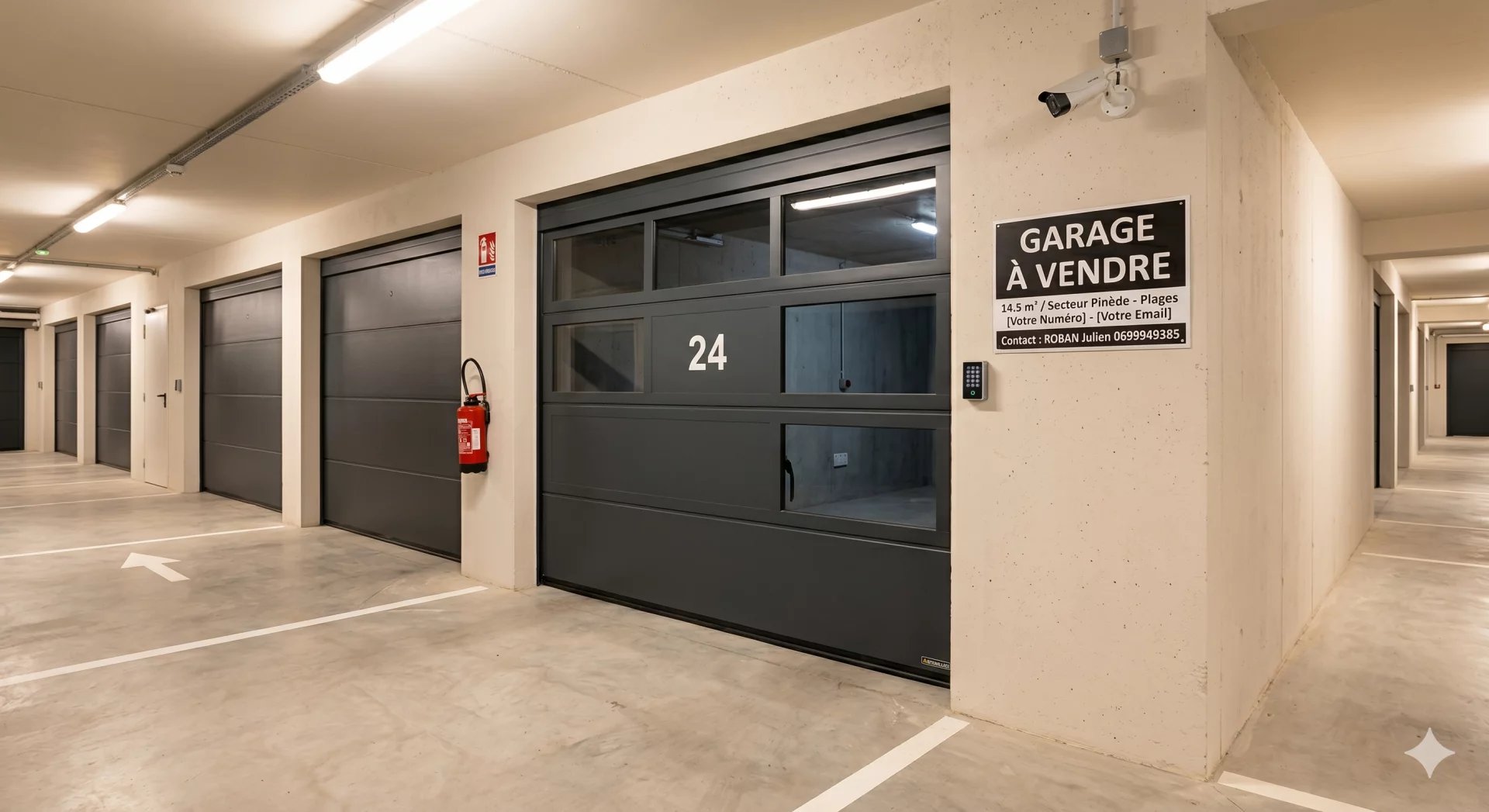 À VENDRE : Garage fermé & sécurisé – Secteur Pinède, Juan-les-Pins - Tanit Immobilier