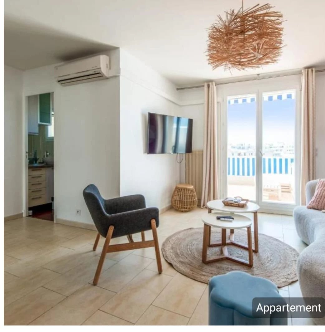 À louer – Colocation étudiante – 3 pièces de 70 m² – Juan-les-Pins