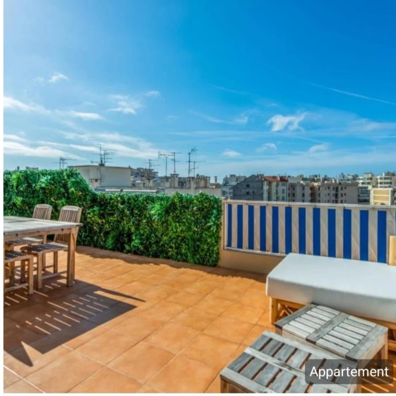 À louer – Colocation étudiante – 3 pièces de 70 m² – Juan-les-Pins