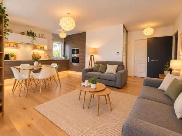 ANTIBES TERRIERS– RARE REZ-DE-JARDIN 3 PIÈCES AVEC 50 M² D’EXTÉRIEUR PRIVATIF