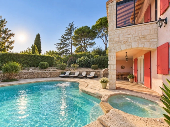 ANTIBES – SAINT-MAYMES | 349 SQM VILLA – SWIMMING POOL – 3 INDEPENDENT LIVING AREAS
