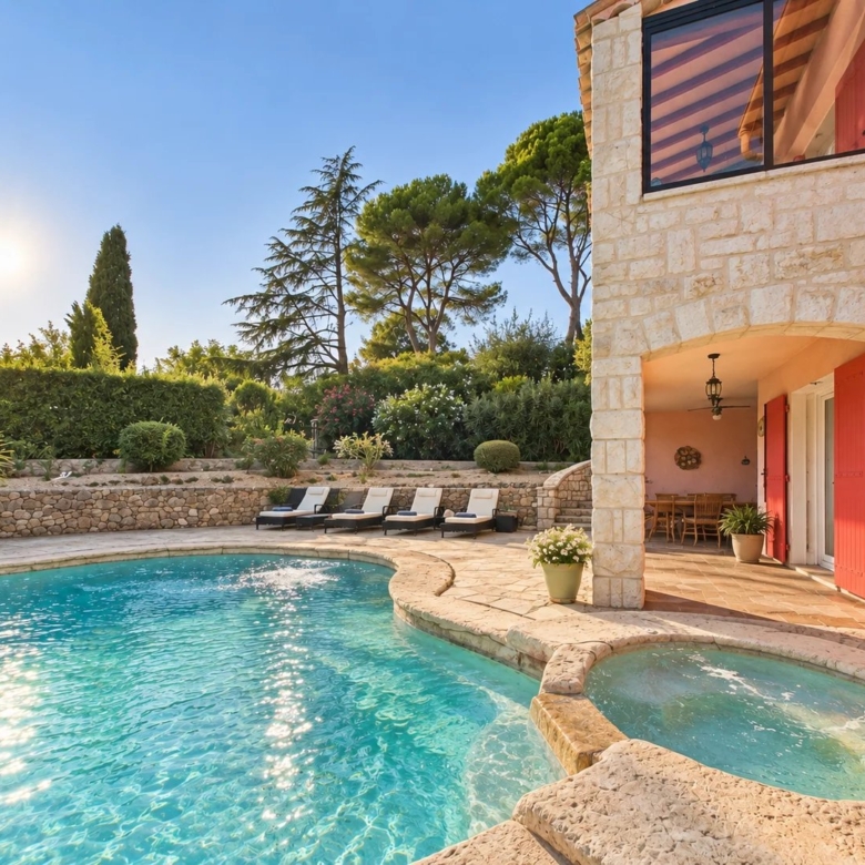 ANTIBES – SAINT-MAYMES | 349 SQM VILLA – SWIMMING POOL – 3 INDEPENDENT LIVING AREAS
