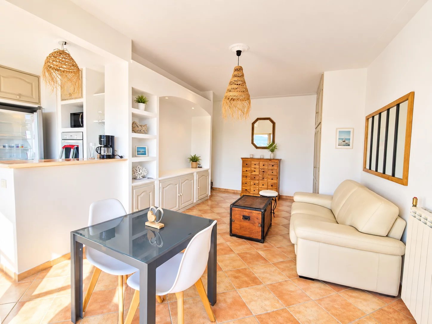 À louer à l’année – 2 pièces meublé de 36 m² avec garage