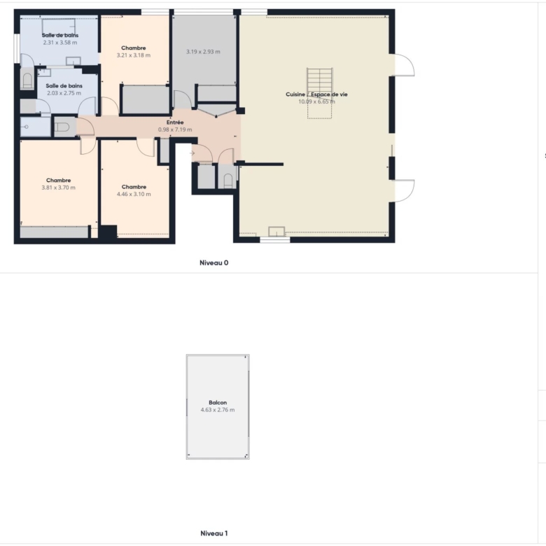 DERNIER ÉTAGE – APPARTEMENT DE CARACTÈRE D’ENVIRON 151 M² – VOLUMES EXCEPTIONNELS