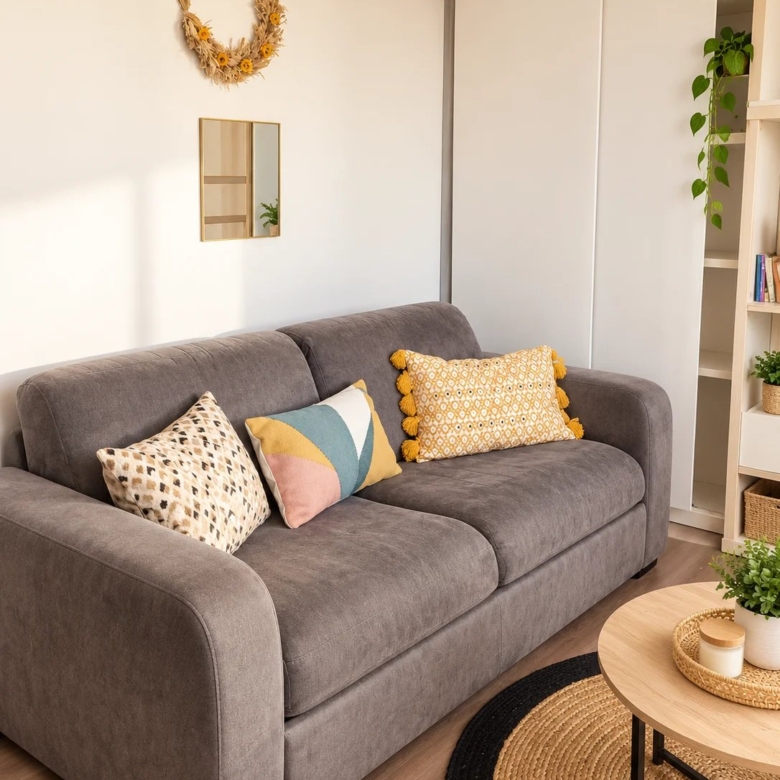 PALAIS RHODANIA – SUPERBE STUDIO DUPLEX À 30 MÈTRES DE LA MER